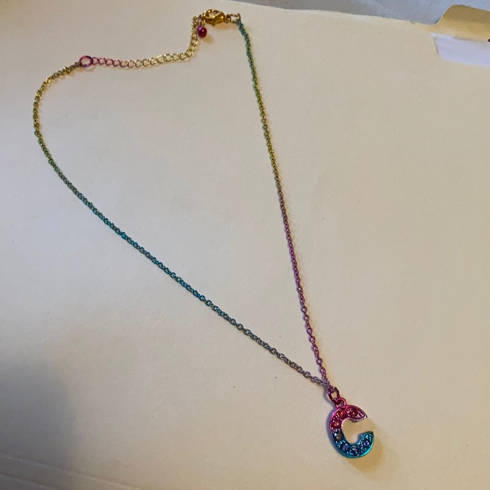 Rainbow C Necklace